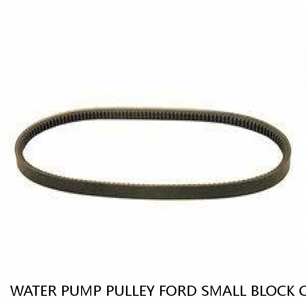 WATER PUMP PULLEY FORD SMALL BLOCK CHROME SINGLE 1 GROOVE V BELT SBF 289 302 351