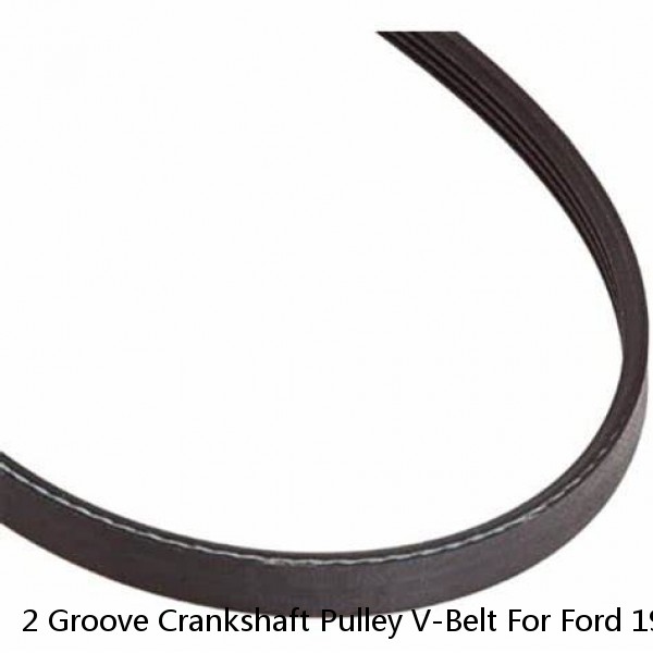 2 Groove Crankshaft Pulley V-Belt For Ford 1969-up Small Block 302 351W 351C