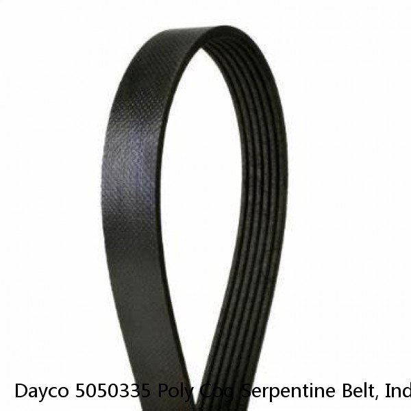 Dayco 5050335 Poly Cog Serpentine Belt, Industry Number 5PK0850
