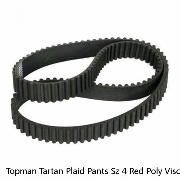 Topman Tartan Plaid Pants Sz 4 Red Poly Viscose Leopard Waist 26” YGI F1-249