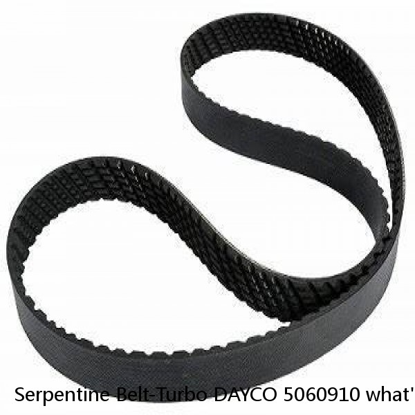 Serpentine Belt-Turbo DAYCO 5060910 what's the best belts to use